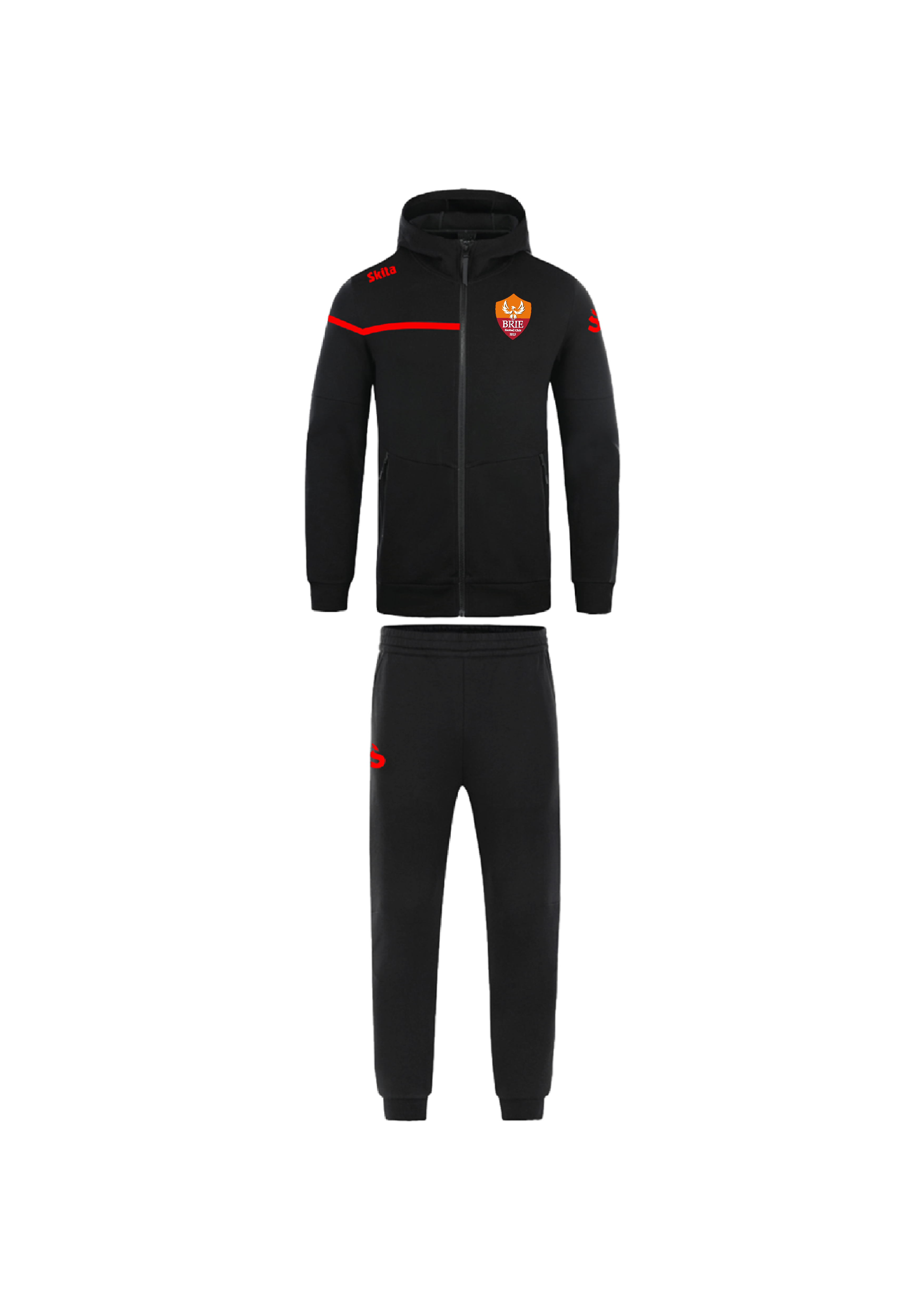 Surv&ecirc;tement SKITA'TECH noir/rouge (BRIE FC)